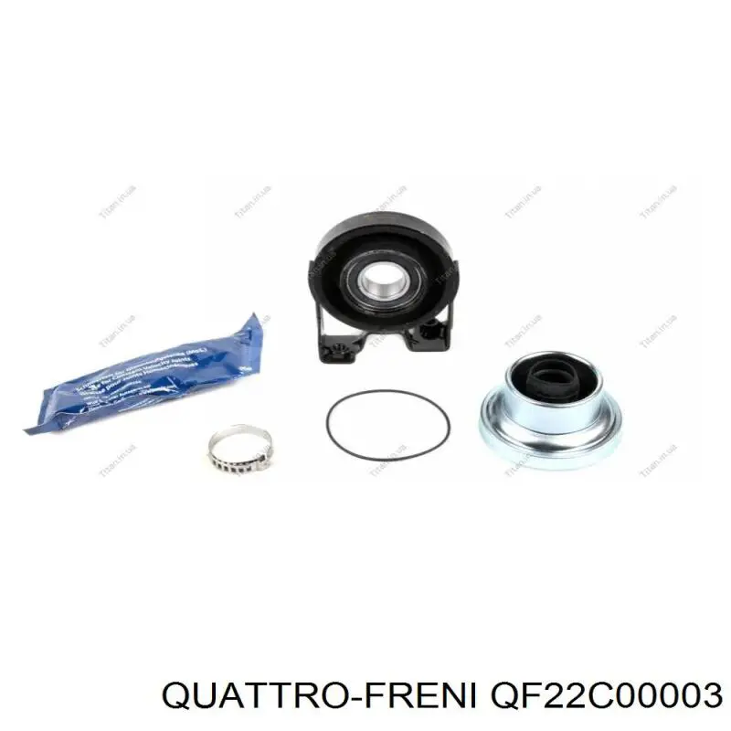 Підвісний підшипник карданного валу Quattro Freni QF22C00003 ціна, від 134.84 USD