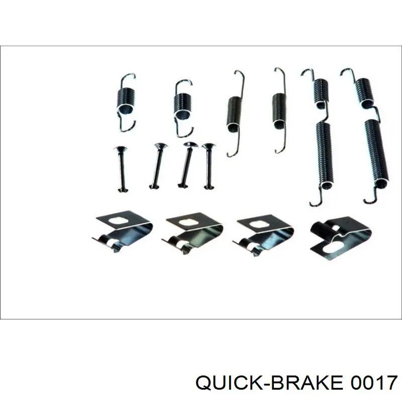 Штуцер прокачування супорту гальмівного, переднього Quick Brake 0017 ціна, від 2.95 USD