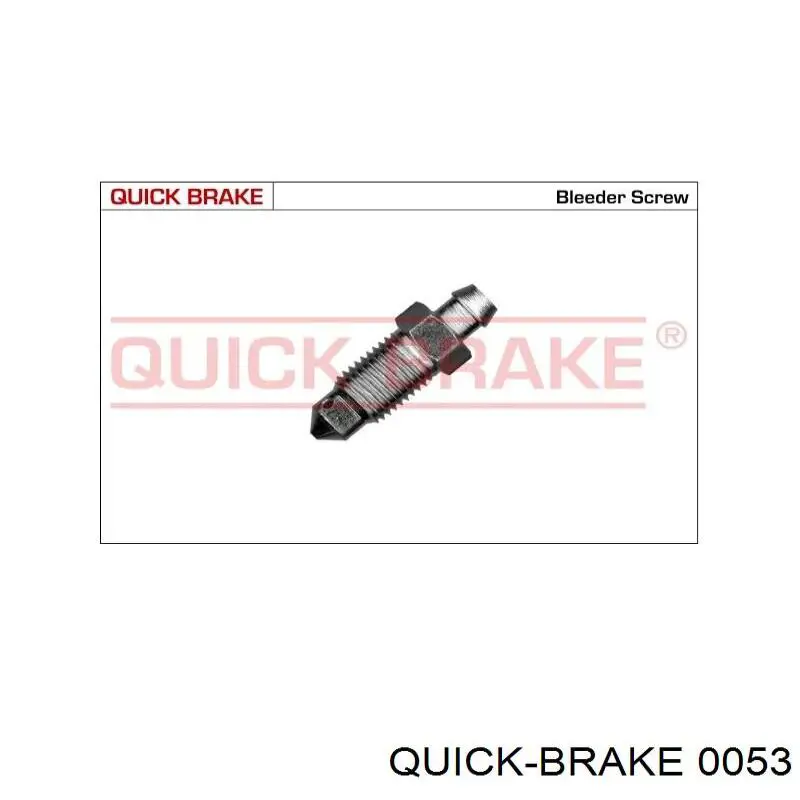 Купити 0053 Quick Brake Клапан гальмівної системи