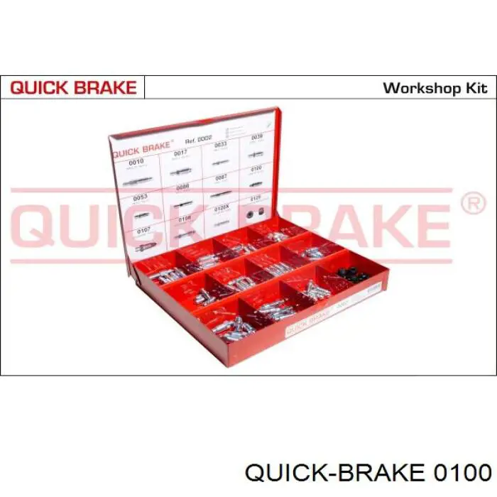 Штуцер прокачування супорту гальмівного, переднього Quick Brake 0100 ціна, від 0.48 USD