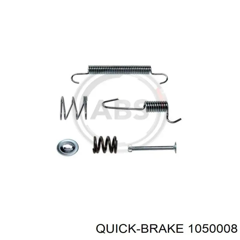 1050008 Quick Brake Монтажний комплект задніх барабанних колодок