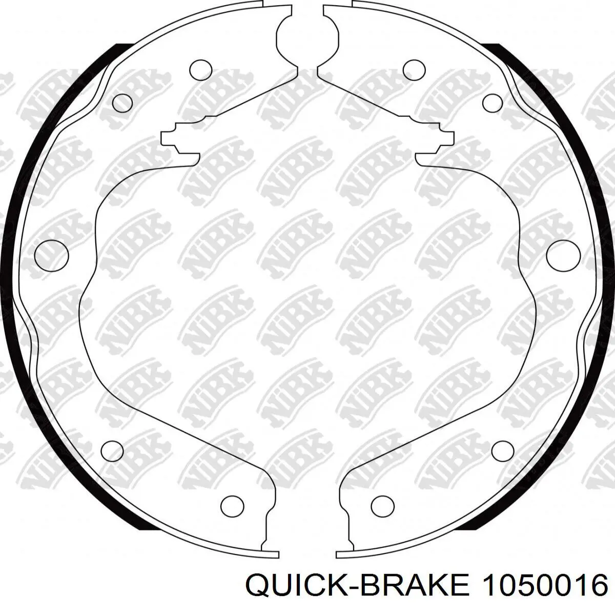 Монтажний комплект задніх барабанних колодок Opel 97091896 ціна, від 12.49 USD