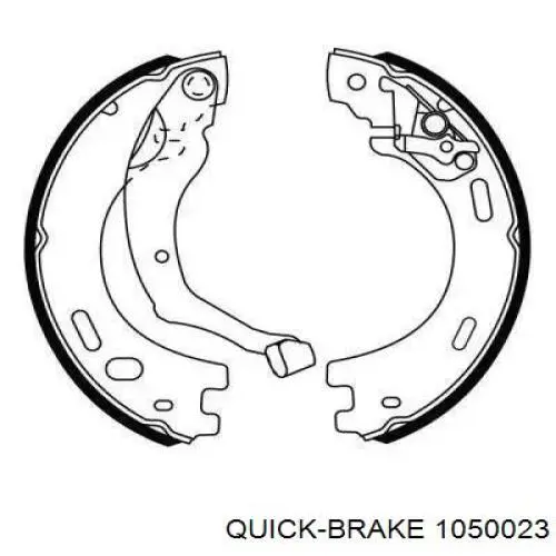 Купити 1050023 Quick Brake Ремкомплект задніх гальм