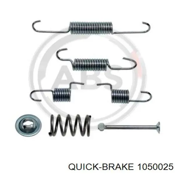 Купити 1050025 Quick Brake Монтажний комплект задніх барабанних колодок