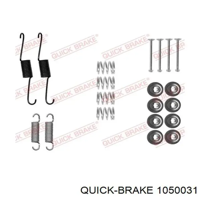 Купити 1050031 Quick Brake Монтажний комплект задніх барабанних колодок