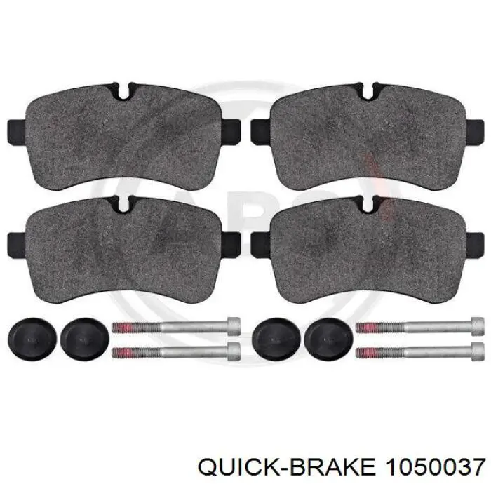 Купити 1050037 Quick Brake Монтажний комплект задніх барабанних колодок