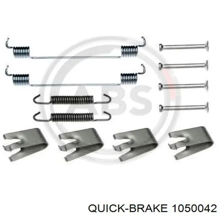 Купити 1050042 Quick Brake Монтажний комплект задніх барабанних колодок