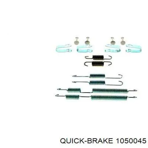 Купити 1050045 Quick Brake Монтажний комплект задніх барабанних колодок