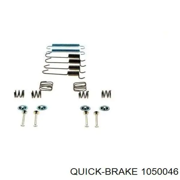 1050046 Quick Brake Монтажний комплект задніх барабанних колодок