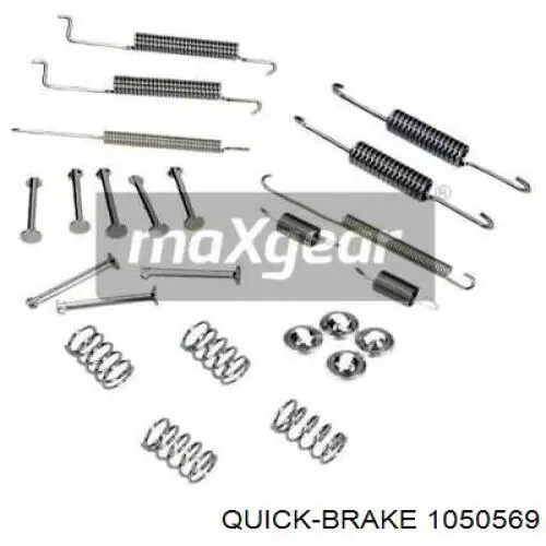 Монтажний комплект задніх барабанних колодок 1050569 Quick Brake
