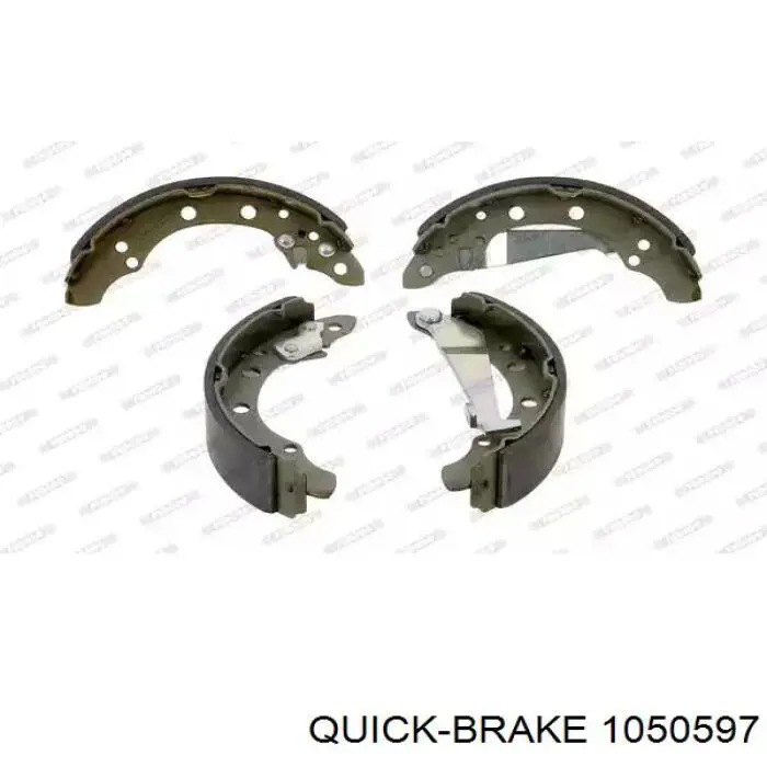 Монтажний комплект задніх барабанних колодок Quick Brake 1050597 ціна, від 6.93 USD
