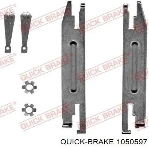 Монтажний комплект задніх барабанних колодок 1050597 Quick Brake