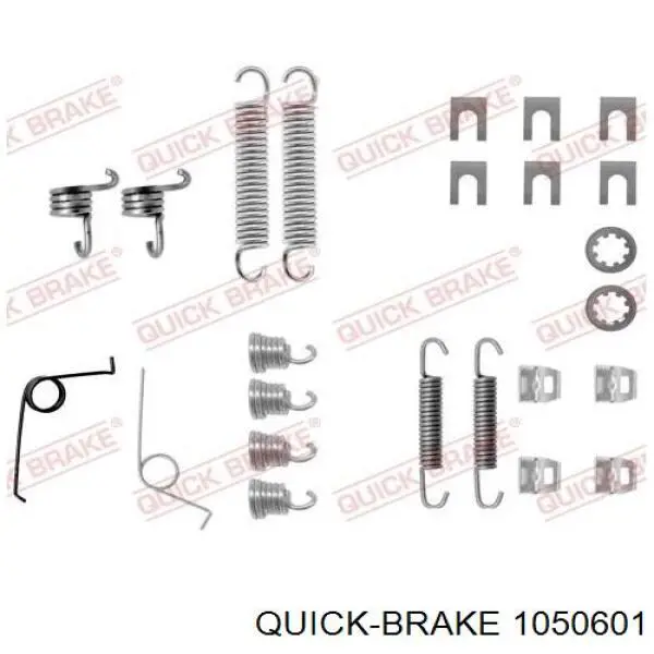 Купити 1050601 Quick Brake Монтажний комплект задніх барабанних колодок
