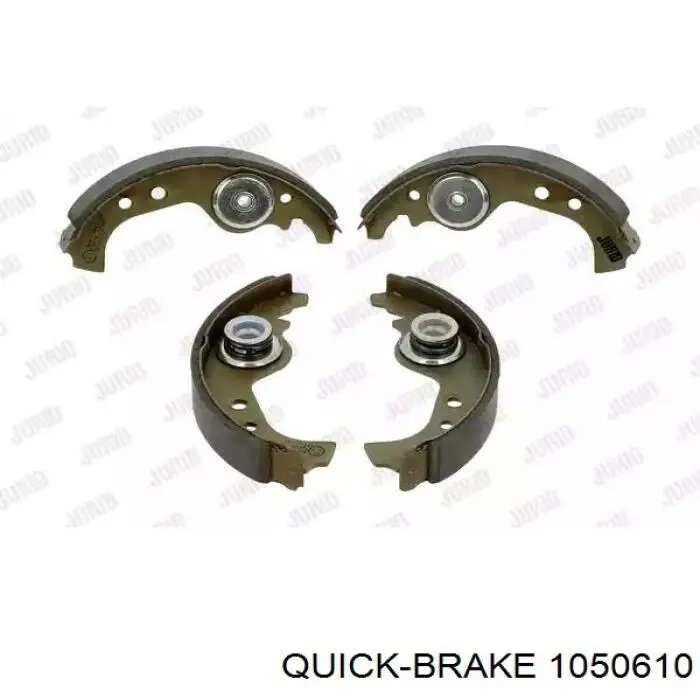 Монтажний комплект задніх барабанних колодок Quick Brake 1050610 ціна, від 5.24 USD