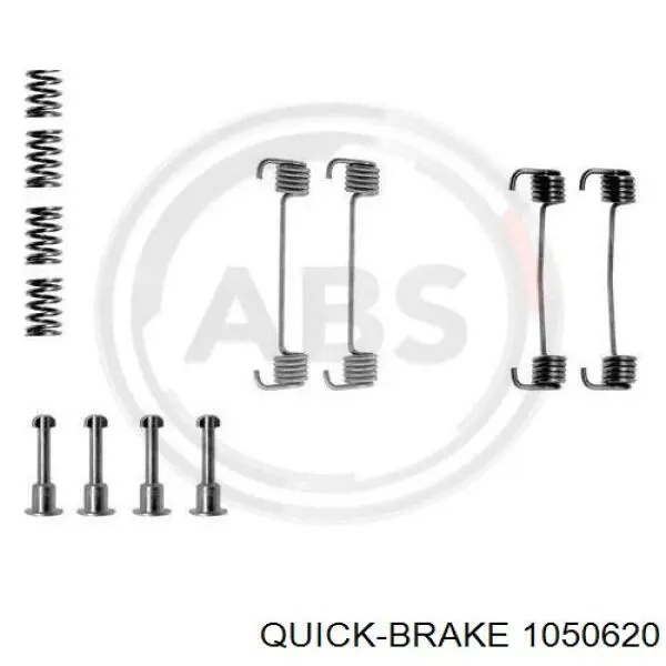 1050620 Quick Brake ремкомплект гальмівних колодок