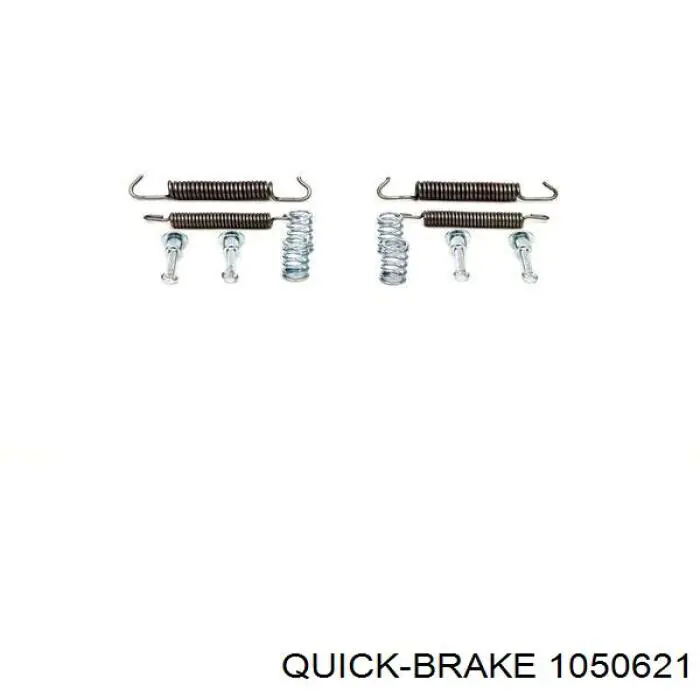 1050621 Quick Brake монтажний комплект задніх барабанних колодок