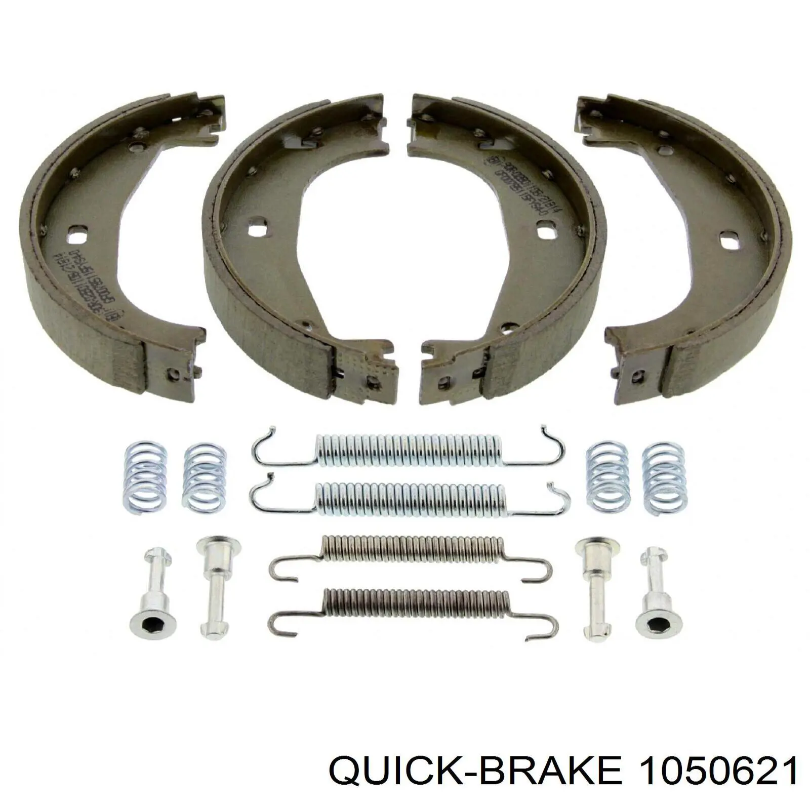 Монтажний комплект задніх барабанних колодок Quick Brake 1050621 ціна, від 8.33 USD