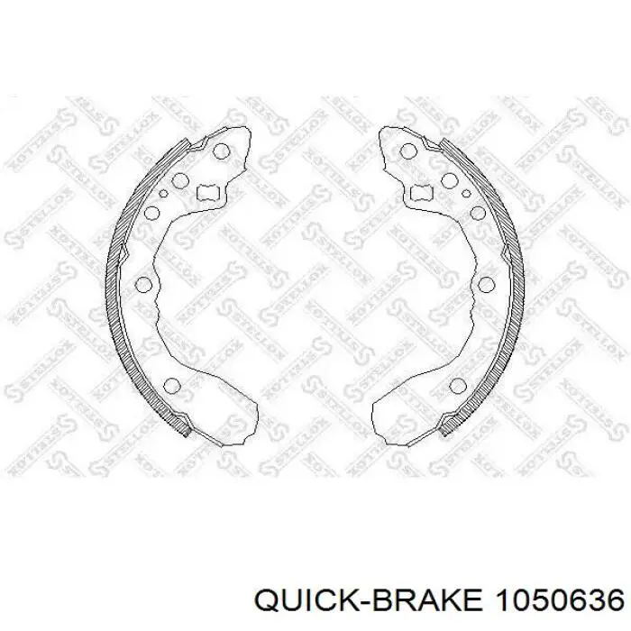 1050636 Quick Brake Ремкомплект торм. колодок