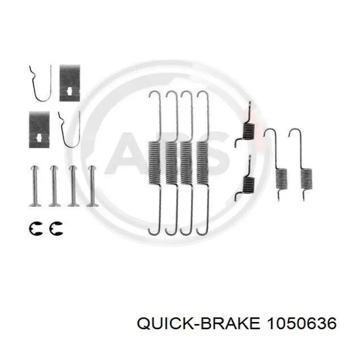 1050636 Quick Brake Ремкомплект торм. колодок