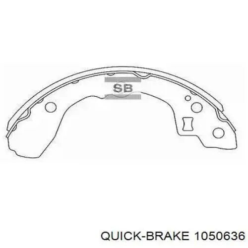 Купити 1050636 Quick Brake Ремкомплект гальмівних колодок