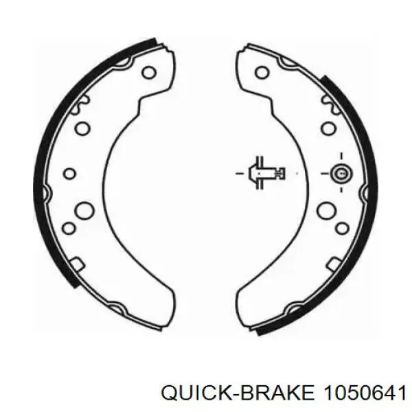 1050641 Quick Brake ремкомплект гальмівних колодок
