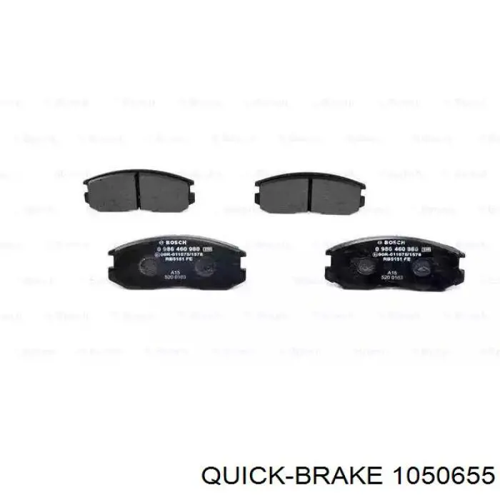 Купити 1050655 Quick Brake Монтажний комплект задніх барабанних колодок