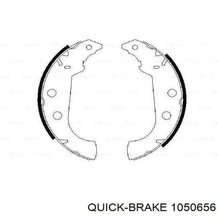 Купити 1050656 Quick Brake Монтажний комплект задніх барабанних колодок