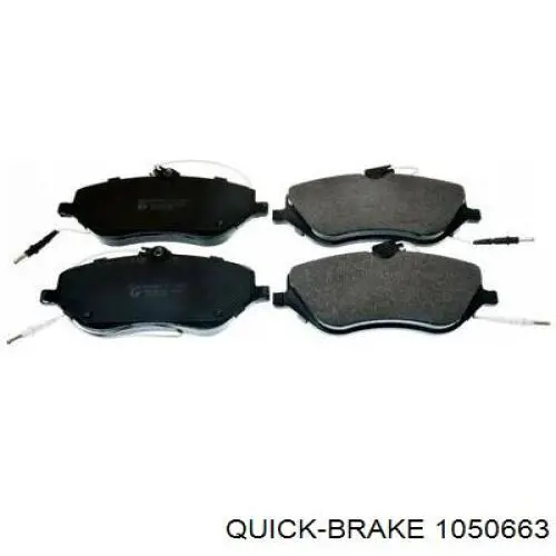 1050663 Quick Brake монтажний комплект задніх барабанних колодок