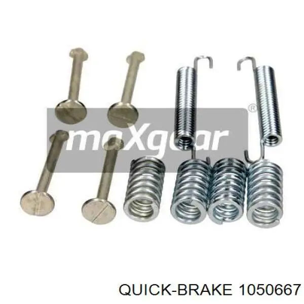 1050667 Quick Brake Монтажний комплект задніх барабанних колодок