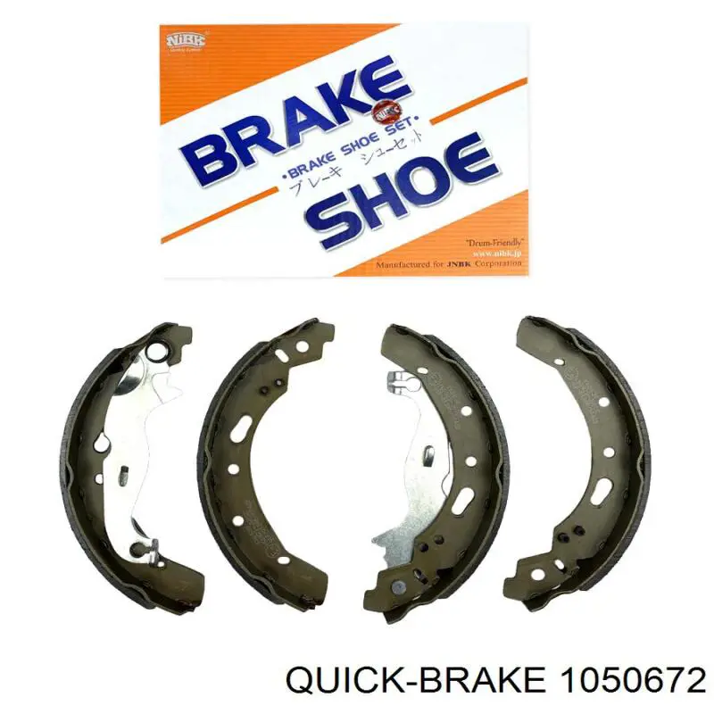 Монтажний комплект задніх барабанних колодок 1050672 Quick Brake