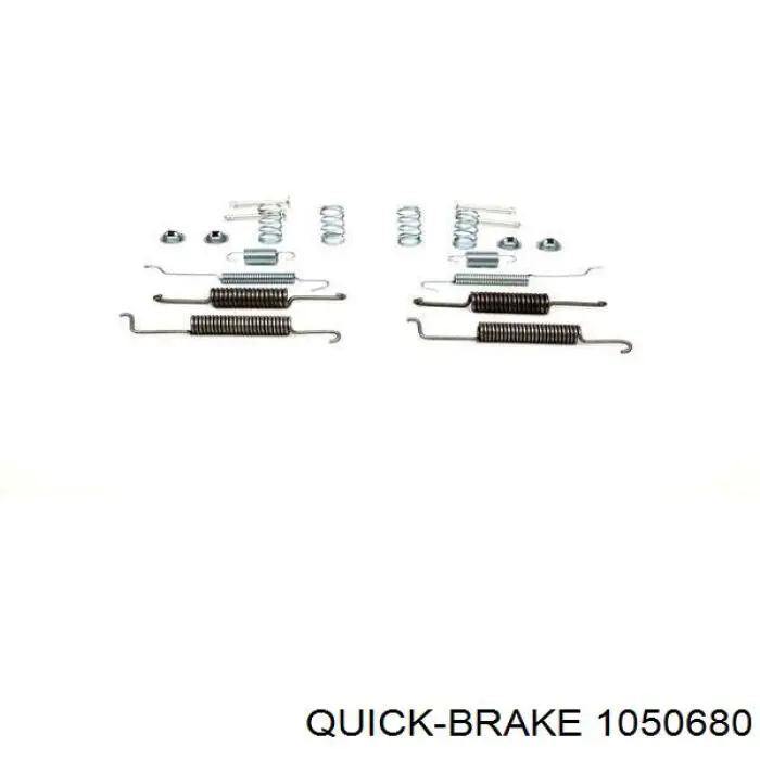 Монтажний комплект задніх барабанних колодок 1050680 Quick Brake