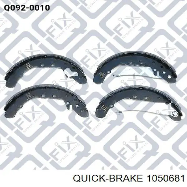 1050681 Quick Brake Монтажний комплект задніх барабанних колодок