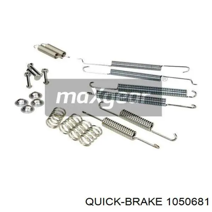 Монтажний комплект задніх барабанних колодок Quick Brake 1050681 ціна, від 7.43 USD
