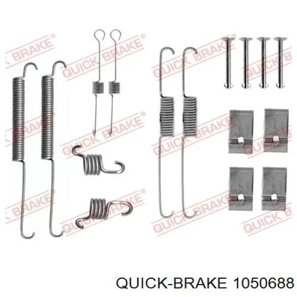 Купити 1050688 Quick Brake Монтажний комплект задніх барабанних колодок