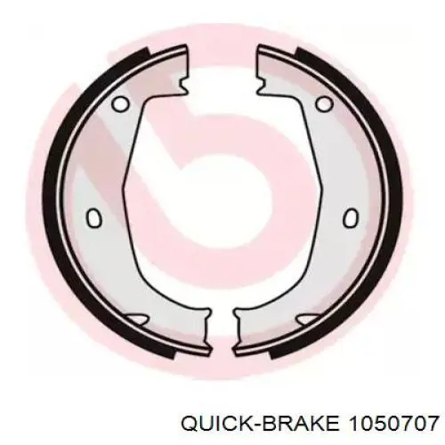 Купити 1050707 Quick Brake Ремкомплект гальмівних колодок