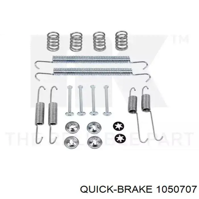 Купити 1050707 Quick Brake Ремкомплект гальмівних колодок