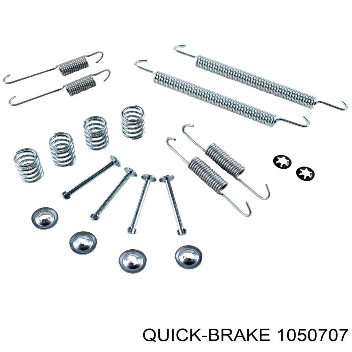 Ремкомплект гальмівних колодок 1050707 Quick Brake
