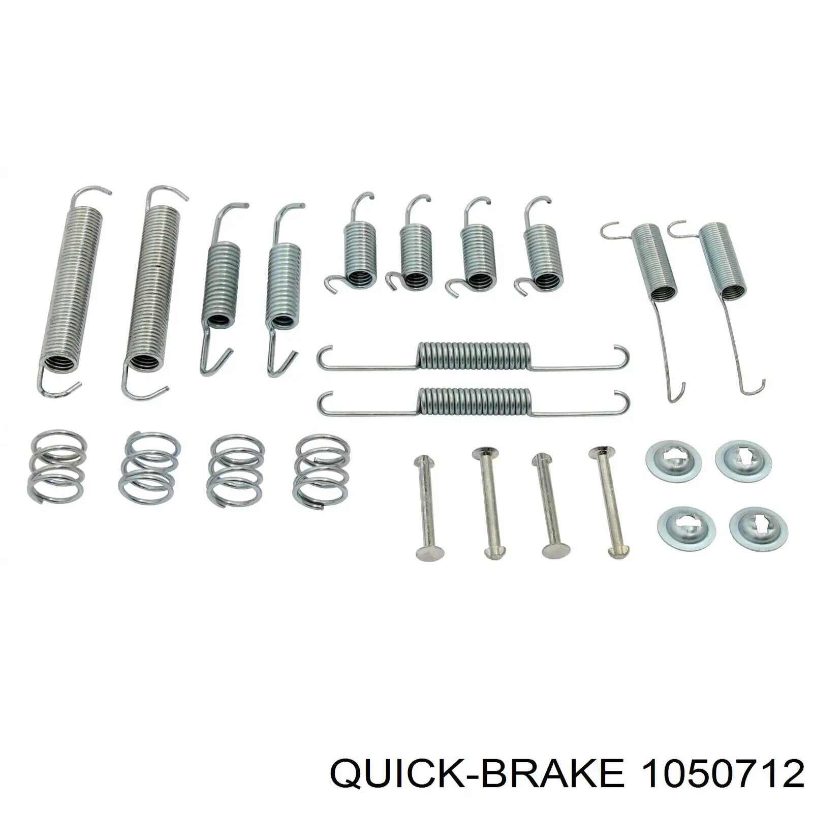 Монтажний комплект задніх барабанних колодок 1050712 Quick Brake