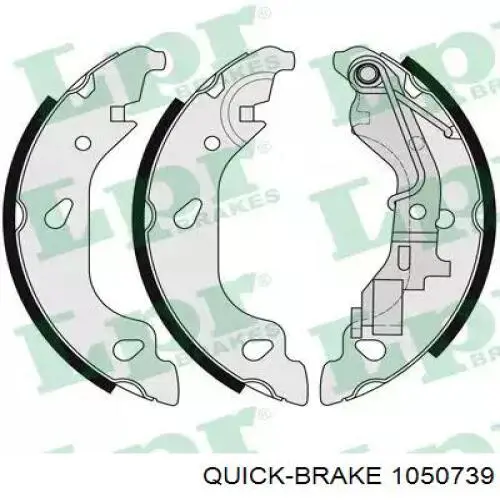 Ремкомплект гальмівних колодок Quick Brake 1050739 ціна, від 4.78 USD