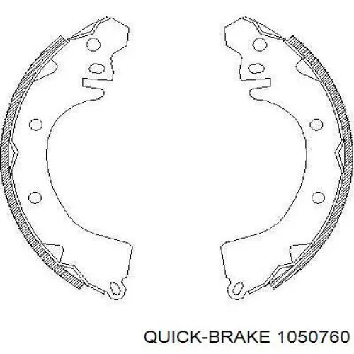 Монтажний комплект задніх барабанних колодок 1050760 Quick Brake