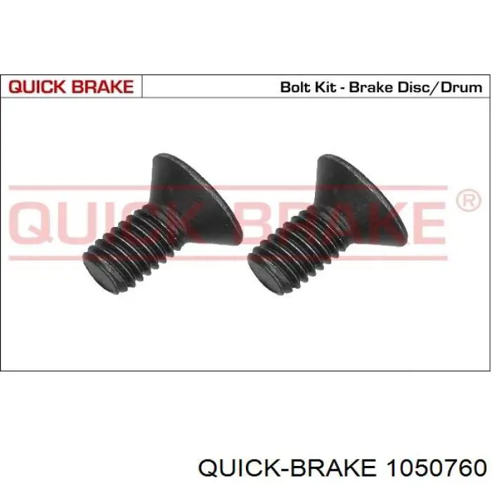 1050760 Quick Brake монтажний комплект задніх барабанних колодок
