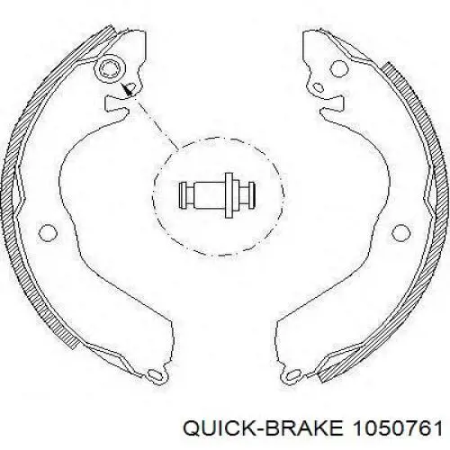 Купити 1050761 Quick Brake Монтажний комплект задніх барабанних колодок