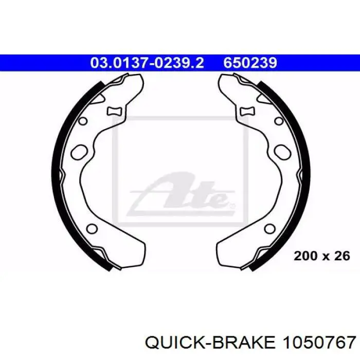 Ремкомплект гальмівних колодок Mazda B59726390