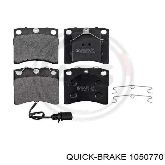 Ремкомплект задніх гальм 1050770 Quick Brake