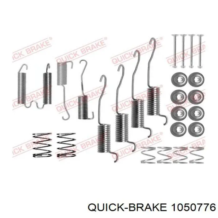 Купити 1050776 Quick Brake Монтажний комплект задніх барабанних колодок