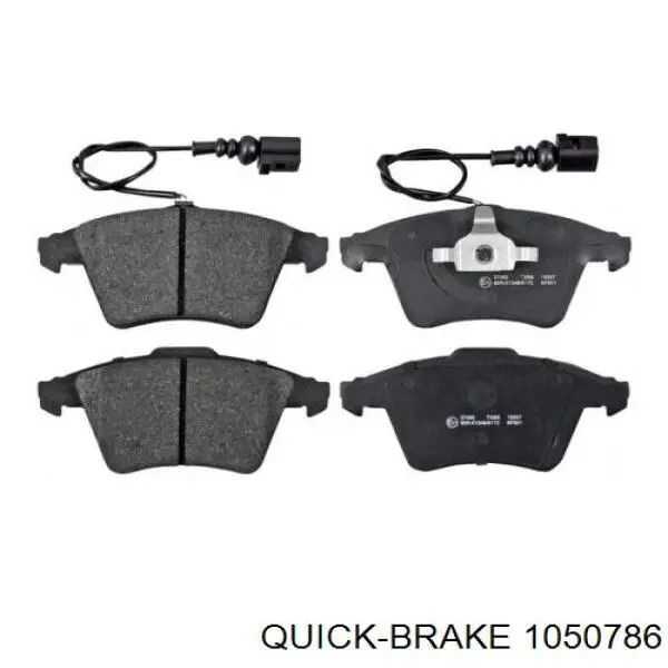Монтажний комплект задніх барабанних колодок Quick Brake 1050786 ціна, від 4.03 USD