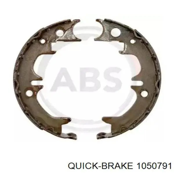 1050791 Quick Brake Монтажний комплект задніх барабанних колодок