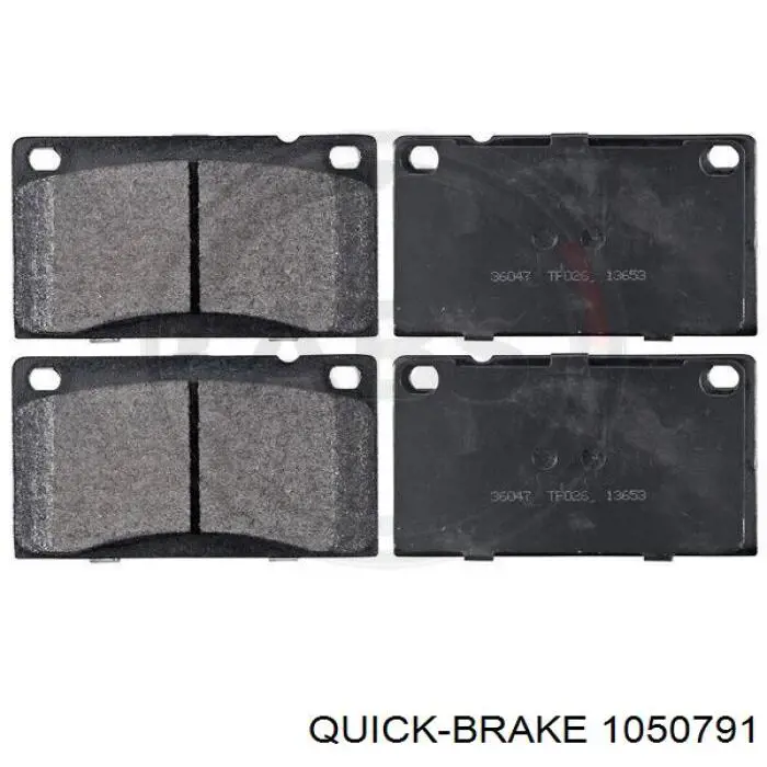 Купити 1050791 Quick Brake Монтажний комплект задніх барабанних колодок
