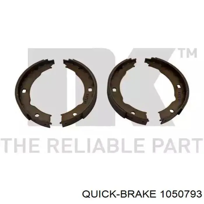 Купити 1050793 Quick Brake Монтажний комплект задніх барабанних колодок