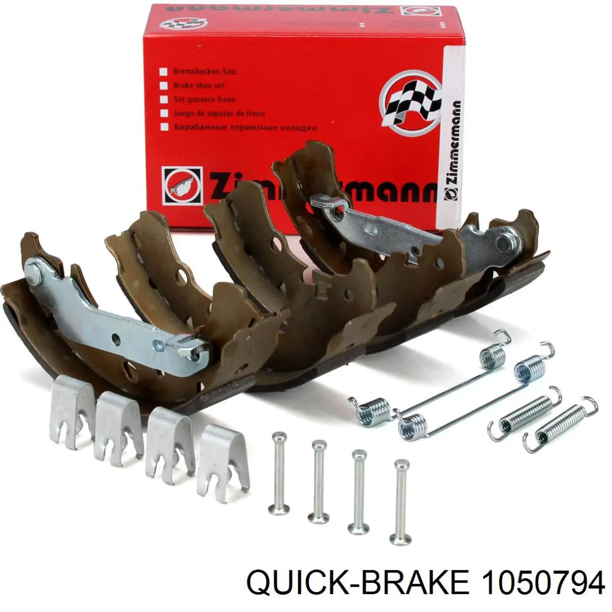 Монтажний комплект задніх барабанних колодок Quick Brake 1050794 ціна, від 5.69 USD